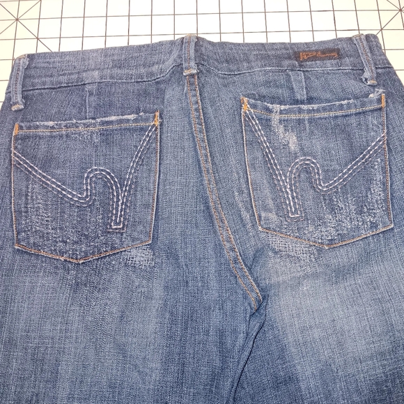 Citizens of Humanity full leg flared jeans, 30"waist - 28" inseam, Great cond. - Picture 6 of 6